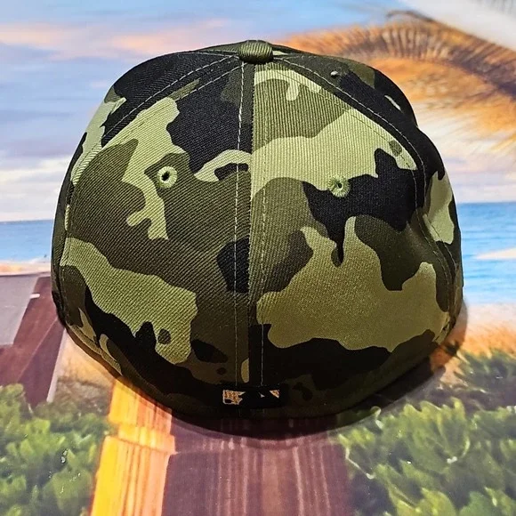 Cleveland Indians Camo Promodel Hat 7 1/4 - Picture 5 of 10